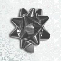 Mini Gift Bows - Silver